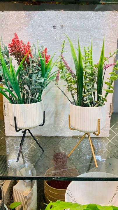 Pack of 2 Artificial Trees Decoration Piece