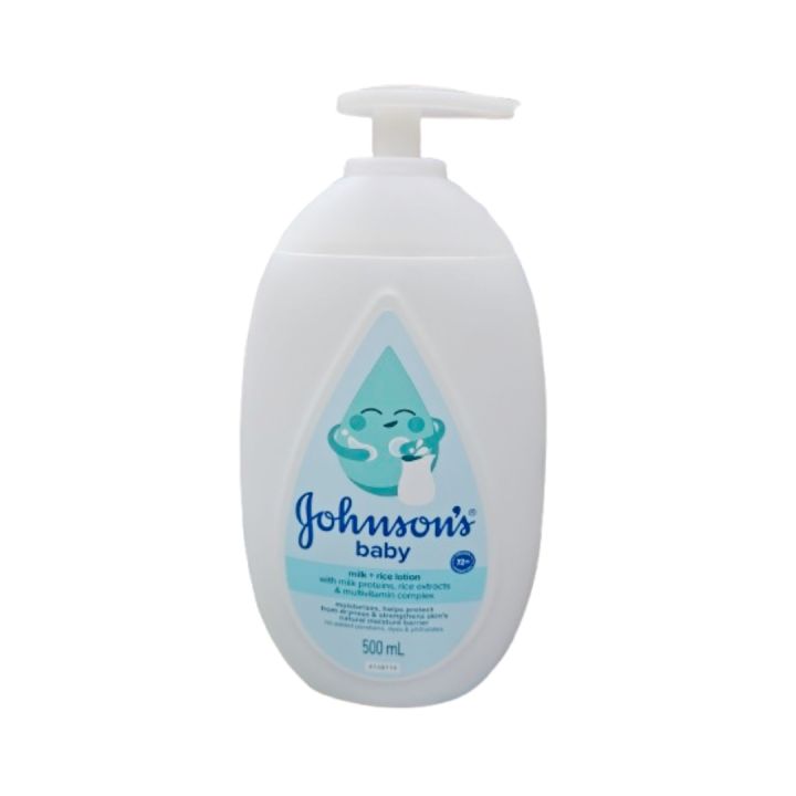 Johnson’s Baby Milk + Rice Lotion 500 ml (Malaysia)