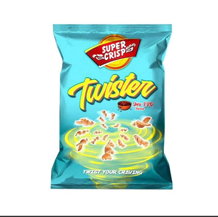 super crisps twister ketchup/bbq pack of 18