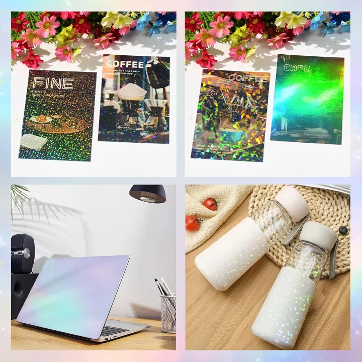 20%20Sheets%20A4%20Clear%20Holographic%20Cold%20Lamination%20Film%20Mixed%20Styles%20Waterproof%20Self-Adhesive%20Vinyl%20Sticker%20Paper%208.3x11.7%20Inch%20-%20Image%203