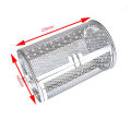 Stainless Steel Grill Rotisserie Oven For Kitchen Fry Basket Coffee Bean Grilled Cage Drum Rack Air Fryer Accessories. 