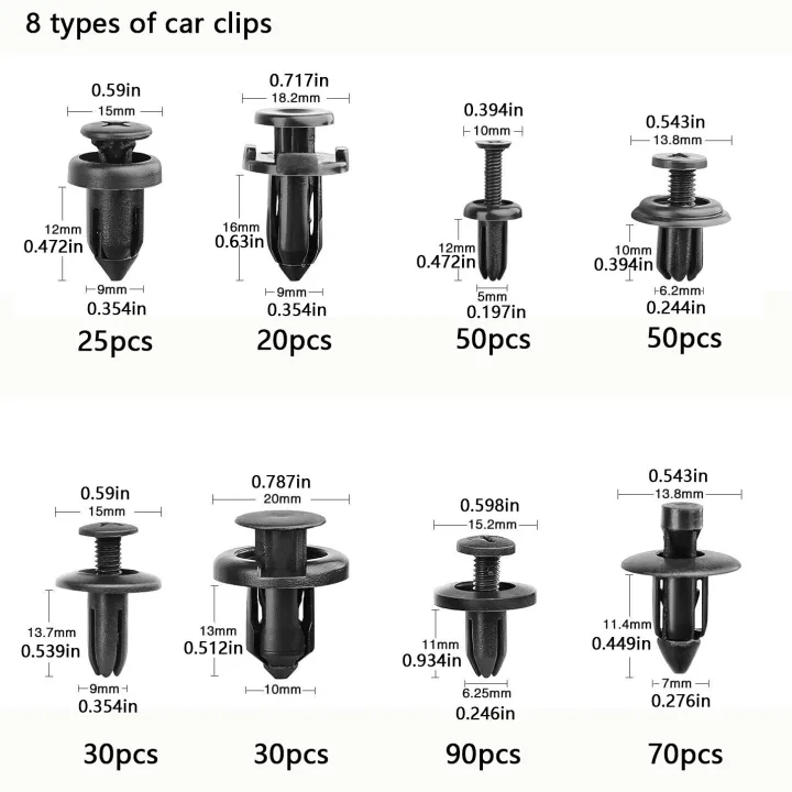 620Pcs%20Car%20Fastener%20Clips%20Mixed%20Car%20Fasteners%20Door%20Trim%20Panel%20Auto%20Bumper%20Rivet%20Retainer%20Push%20Engine%20Cover%20Fender%20Clip%20-%20Image%203