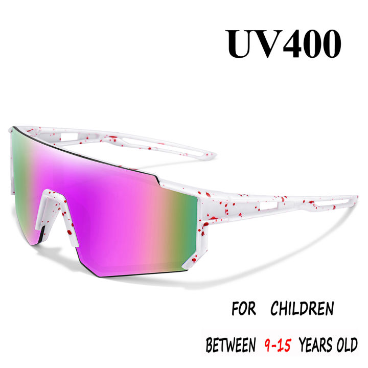 Teenagers%20Sunglasses%20Age%209-15%20Youth%20Cycling%20Glasses%20Mtb%20Bike%20Bicycle%20Goggles%20Children%20Outdoor%20Sport%20Boys%20Girls%20UV400%20Eyewear%20-%20Image%204