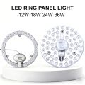 AC220V White/Tricolor Dimming LED Ring PANEL Circle Light  36W 24W 18W 12W Cold White Round Ceiling Board The Circular Lamp. 