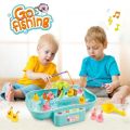 Go Fishing Game Board Play Set Fishing Toy Electric Water Circulation with Music Light Educational Toy for Kids. 