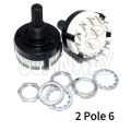 RS26 1 Pole Position 12 Selectable Band Rotary Channel Selector Switch Single Deck Rotary Switch Band Selector. 
