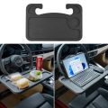 Portable Car Laptop Computer Desk Mount Stand Eat Work Car Steering Wheel Dining Table BracketDrink Food Coffee Tray Board.
