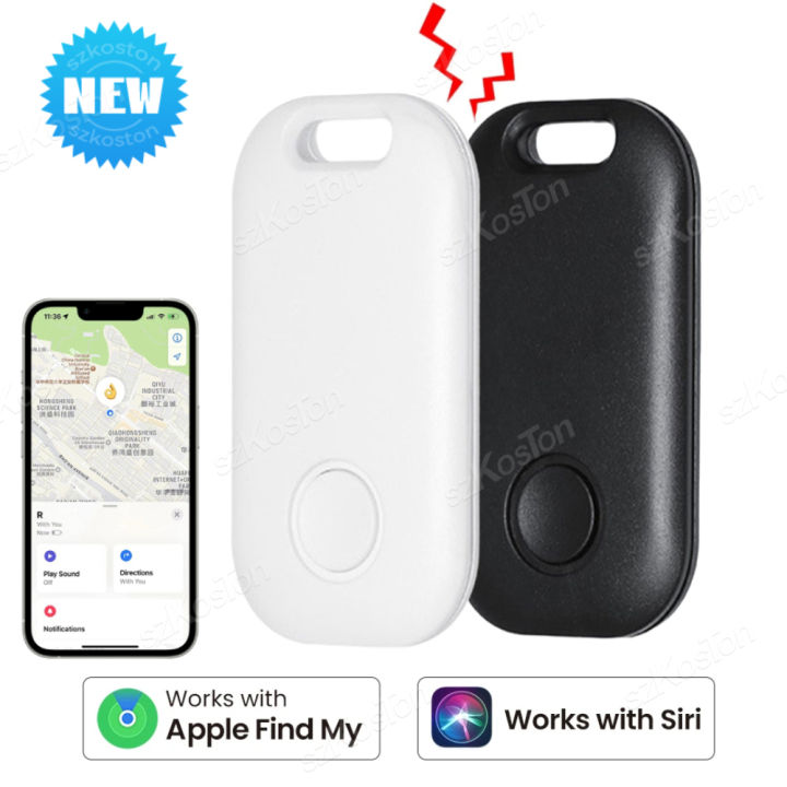 Mini Smart Tag Bluetooth GPS Locator Anti Lost iTag Works with iOS Find My App Global Positioning Tracker for Car Key Wallet Pet