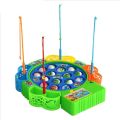 Fishing Game With Rotating Fishes Large Size Fishing Game With Lights & Sound Toys For Kids - 45 PCS , 15 Pcs & 24 Pcs. 