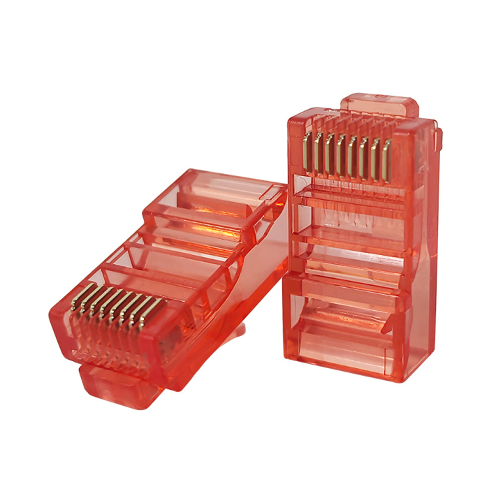 50pcs%20RJ45%20PVC%20Network%20Cable%20Connector%20CAT5E%20Category%205e%20Unshielded%20Color%20Crystal%20Head%20for%20Solid/Stranded%20UTP%20Network%20Cable%20-%20Image%206