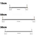 1/3/6PCS Electric Guitar Effect Pedal Patches Cable/6.35mm Flat Cord/Low Noise Shielded Cable/Pedal Board Cable(15/30/50CM).