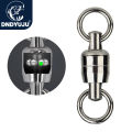 DNDYUJU 10/20pcs Two-Way Fishing Swivel Ball Bearing Swivel Connector Stainless Steel Solid Ring Connector Fishing Accessories. 