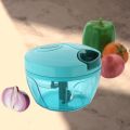 Kitchen's Quick String Chopper Machine, Dori Handy Vegetable, Fruit, Dry Fruit Salad Maker Quick String Chopper Machine, With 3 Stainless Steel Blades. 