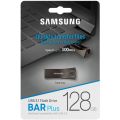 Samsung BAR Plus 4GB, 8GB, 16GB, 32GB, 64GB, 128GB USB 3.1 Flash Drive - High-Speed 300MB/s Transfer, Titan Gray, Durable Metal Design, Backward Compatible with USB 2.0. 