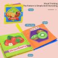 Soft Book .Nontoxic Fabric Baby Cloth Books Early Education Toys Activity Crinkle Cloth Book for Toddler. Pack of 6.