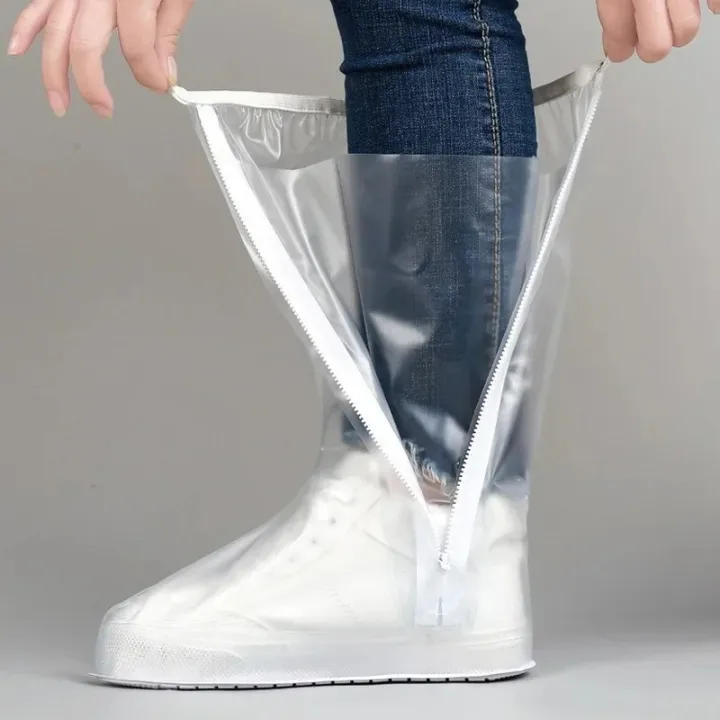 Men's%20and%20Women's%20High%20Tube%20Shoe%20Cover%20with%20Pressed%20Rain%20Waterproof%20Edge%20and%20Thickened%20Sole%20Wear%20Resistant%20Quality%20Dirtproof%20-%20Image%203