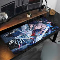 Gaming Mousepad Wuthering Waves Hiyuki Computer offices keyboard Mouse Pad Anime overlock  400x900mm HD Printing Desk Mat. 