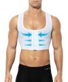Men's Faja Compression Corset Vest Slimming Undershirt Male Corset Tank Tops Hide Gynecomastia Chest Binder Tank Top. 