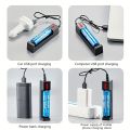 18650 Charger Charging 3.7V Li-ion Battery Charger USB Universal Smart 1 Slot Charger Lithium Batteries Charging Adapter. 