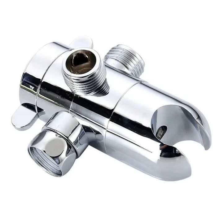 New%20G1/2in%203%20Way%20ABS%20Diverter%20Valve%20T%20Adapter%20Converter%20Chromefor%20Shower%20Head%20Diverter%20Valve%20Three-way%20Water%20Distribution%20Valve%20-%20Image%203