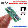 Universal Two-in-one Socket / Adapter For Both 6*5MM And  8*6MM Chips SMT BIOS Flash Socket QFN8/WSON8. 