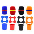 Microphone Sponges Sleeve Anti-Rolling Mic Protection Ring Rod Silicone Wireless Handheld Holder for Mic KTV DJ Device.