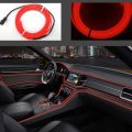 3 Meters Car Dashboard Cold EL Wire Car Interior Light Ambient Neon Light for Cars. 