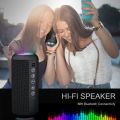 Ortizan Portable Wireless Speaker Bluetooth 5.3 , Powerful Bass, RGB Lights, IPX7 Waterproof, TWS, AUX&TF-Card Input,  Ideas. 