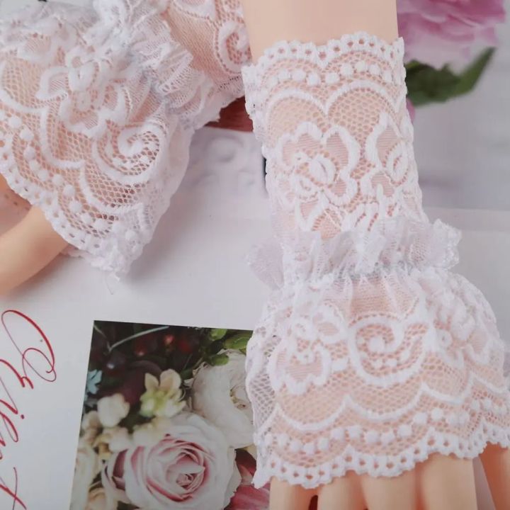 1Pair%20Fashion%20Detachable%20Fake%20Sleeves%20Spring%20Autumn%20Wild%20Sweater%20Decorative%20Sleeves%20Lace%20Ruffles%20Elbow%20Sleeve%20Cuff%20universal%20-%20Image%202