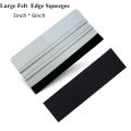 2Pcs Car Vinyl Wrap Felt Squeegee with Replaceable Felts Film Stickers Decals Wallpaper Applicator Scraper Window Tinting Tool. 