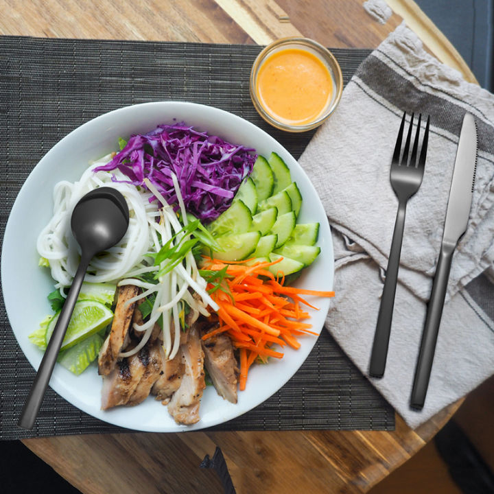 Western%20Tableware%20Black%20Dinnerware%20Set%206%20Pieces%20Cutlery%20Set%20Stainless%20Steel%20Knife%20Fork%20IceTea%20Spoon%20Party%20Classic%20Silverware%20Set%20-%20Image%207