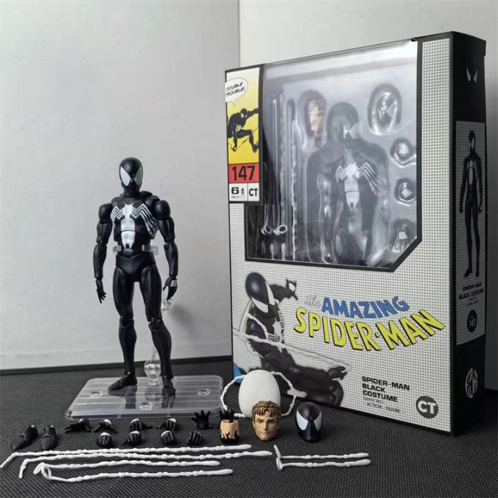Ct%20Toys%20Anime%20The%20Amazing%20Spiderman%20Mafex%20147%20S.H.Figuarts%20Spider%20Man%20Venom%20Symbiotic%20Action%20Figure%206"%20Action%20Figures%20Model%20Toy%20-%20Image%203