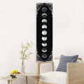 Moon Phase Tapestry Black and White starry sky Wall Hanging Moon Throw Blanket Home Decor Wall Hanging Bohemian Wall Cloth Mural. 