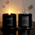 Premium Soy Wax Scented Candles with Glass Cloche, Smokeless Essential Oil Aromatherapy for Home Spa, -Ready Decorative. 