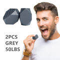 2pcs 40-60lbs Jaw Exerciser Redefine Jawline Trainer Double Chin Jawliner Facial Chew Bite Muscle Anti-stress Face Fitness Ball. 
