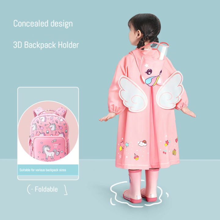 Cute%20Kids%20Raincoat%20Wateproof%20Children%20Dinosaur%20Unicorn%20Rain%20Poncho%20Rain%20Coat%20Jacket%20with%20Backpack%20Position%20Student%20RainWear%20-%20Image%202