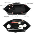 Felt Insert Bag Fits For Longchamp Handbag Liner Bag Felt Cloth Makeup Bag Support Travel Portable Insert Purse Organizer.