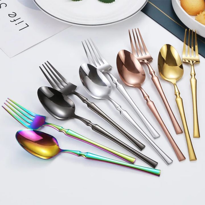 20/30/40Pcs%20Rose%20Gold%20Dinnerware%20Set%20Stainless%20Steel%20Cutlery%20Set%20Knife%20Fork%20Spoon%20Dinner%20Tableware%20Kitchen%20Flatware%20Table%20Set%20-%20Image%206