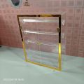 Transparent acrylic plastic box for bangle 4 step rod. 