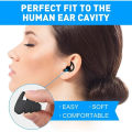 Soft Ear Plugs for Sleep 3 Layer Reusable Silicone Noise Cancelling Hearing Protection New.