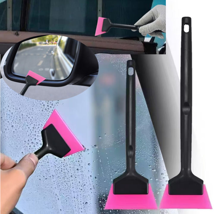 Mini Window Tint Squeegee Car Windshield Glass Quarter Squeegee Wiper Soft Blade Corner Film Installation Scraper