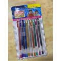 Montex Hy-Speed Smart Sparkle Gel Pen - 1 Pack=10 Pcs (Multicolor). 