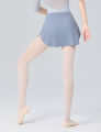 Women Side Split Dance Skirts Adult Versatile A-line Skirts Yoga Fitness Tennis Wear Widen Elastic Waistband Ballerinas Dress.