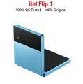 Itel Flip 1 | 2.4" Display Big LCD | Dual SIM | 1200mAh Battery | King Voice | Slim Stylish Flip Feature Phone | 2000 Contacts & 100 Messages Memory | Bluetooth Calling Wireless FM Radio | Type-C Charging Support. 