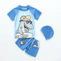 Bibelot swimwear children's swimming suit Boy's swimming suit with hat ready to ship from Thailand. 