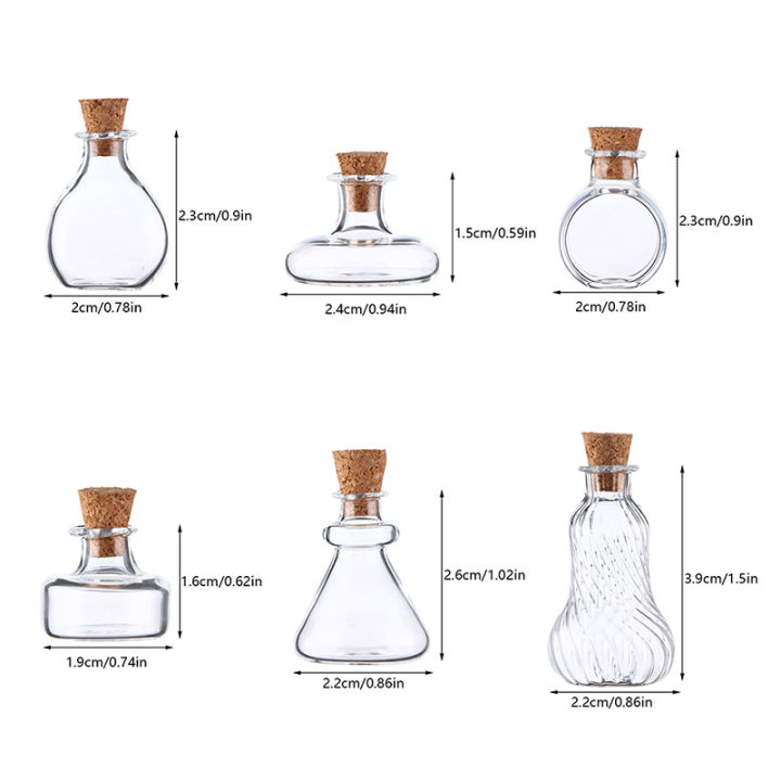 1:12%20Dollhouse%20Miniature%20Vase%20Glass%20Bottle%20Wishing%20Bottle%20Storage%20Bottle%20with%20Cork%20Vase%20Candy%20Jar%20Model%20Doll%20House%20Decor%20-%20Image%206
