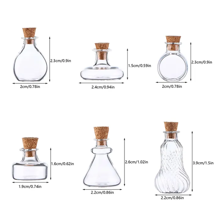 1:12%20Dollhouse%20Miniature%20Vase%20Glass%20Bottle%20Wishing%20Bottle%20Storage%20Bottle%20with%20Cork%20Vase%20Candy%20Jar%20Model%20Doll%20House%20Decor%20-%20Image%206
