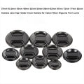 Camera Lens Cap High-quality 40.5mm 49mm 52mm 55mm 58mm 62mm 67mm 72mm 77mm 82mm Snap on Front Lens Cap for Camera.