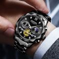 BINBOND Chronograph Watch | Full Black Colour Watch For Man. 