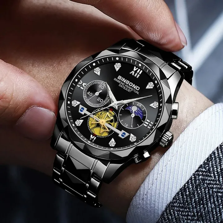 BINBOND%20Chronograph%20Watch%20%7C%20Full%20Black%20Colour%20Watch%20For%20Man%20-%20Image%202